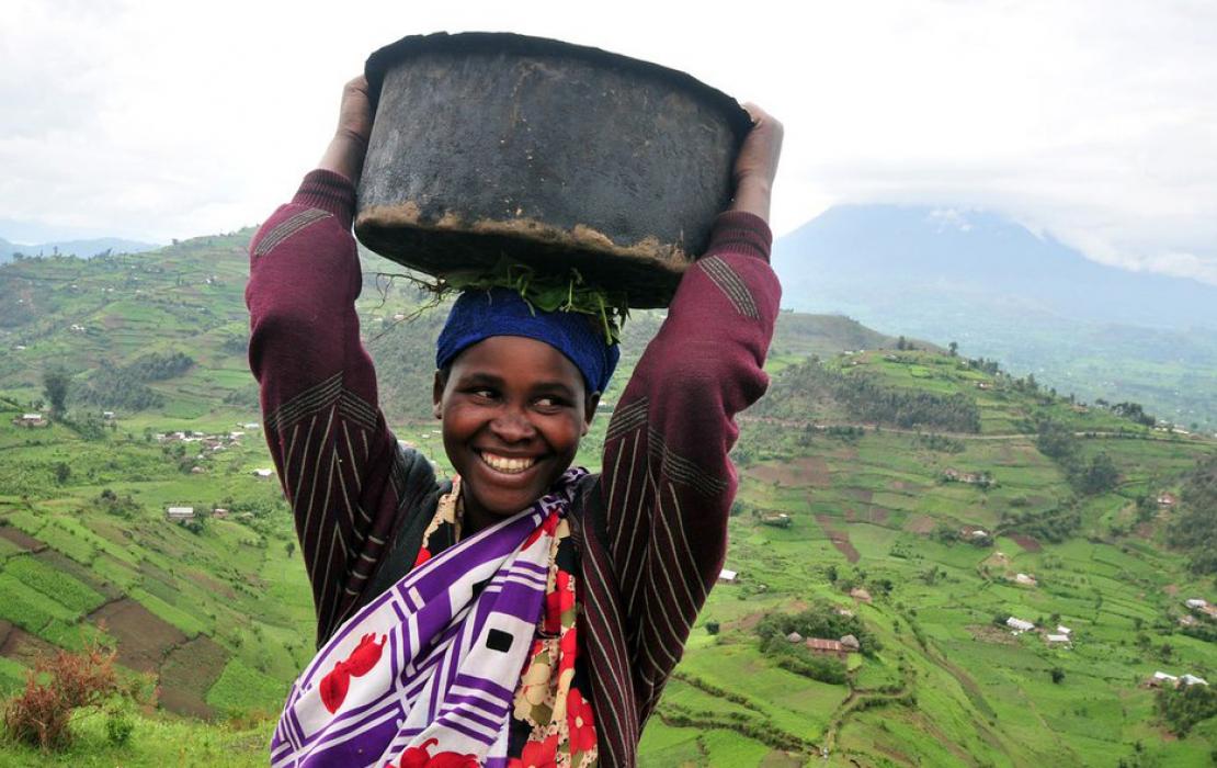 Mujer rural en Uganda
