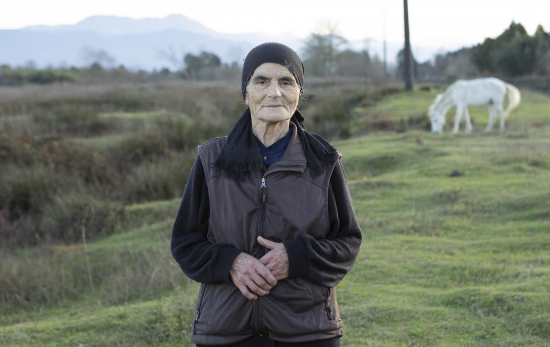 Elderly woman in Georgia