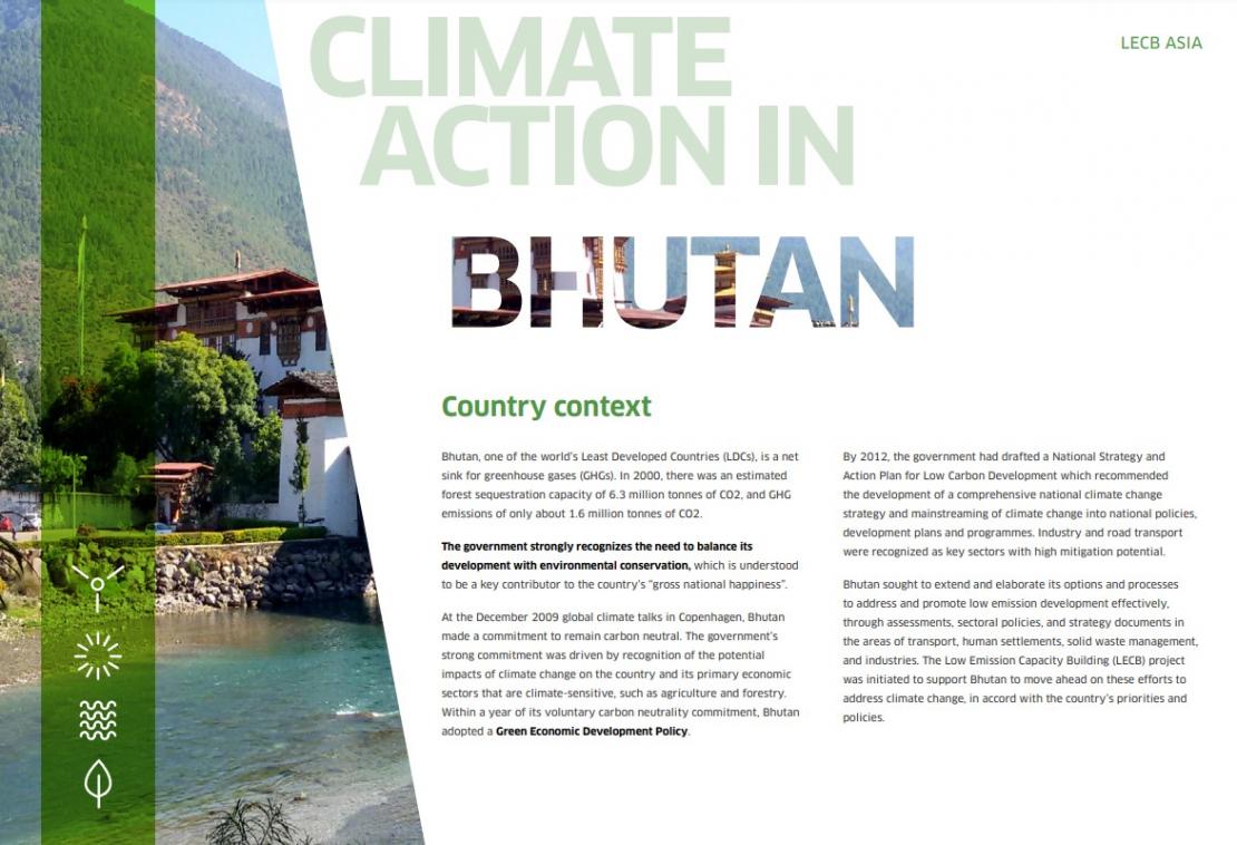 LECB Programme Impact and Results: Bhutan