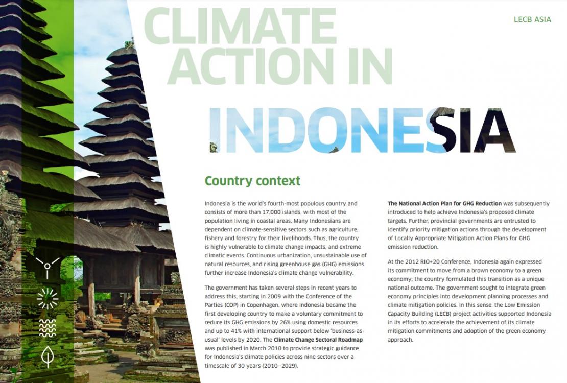 LECB Programme Impact and Results: Indonesia