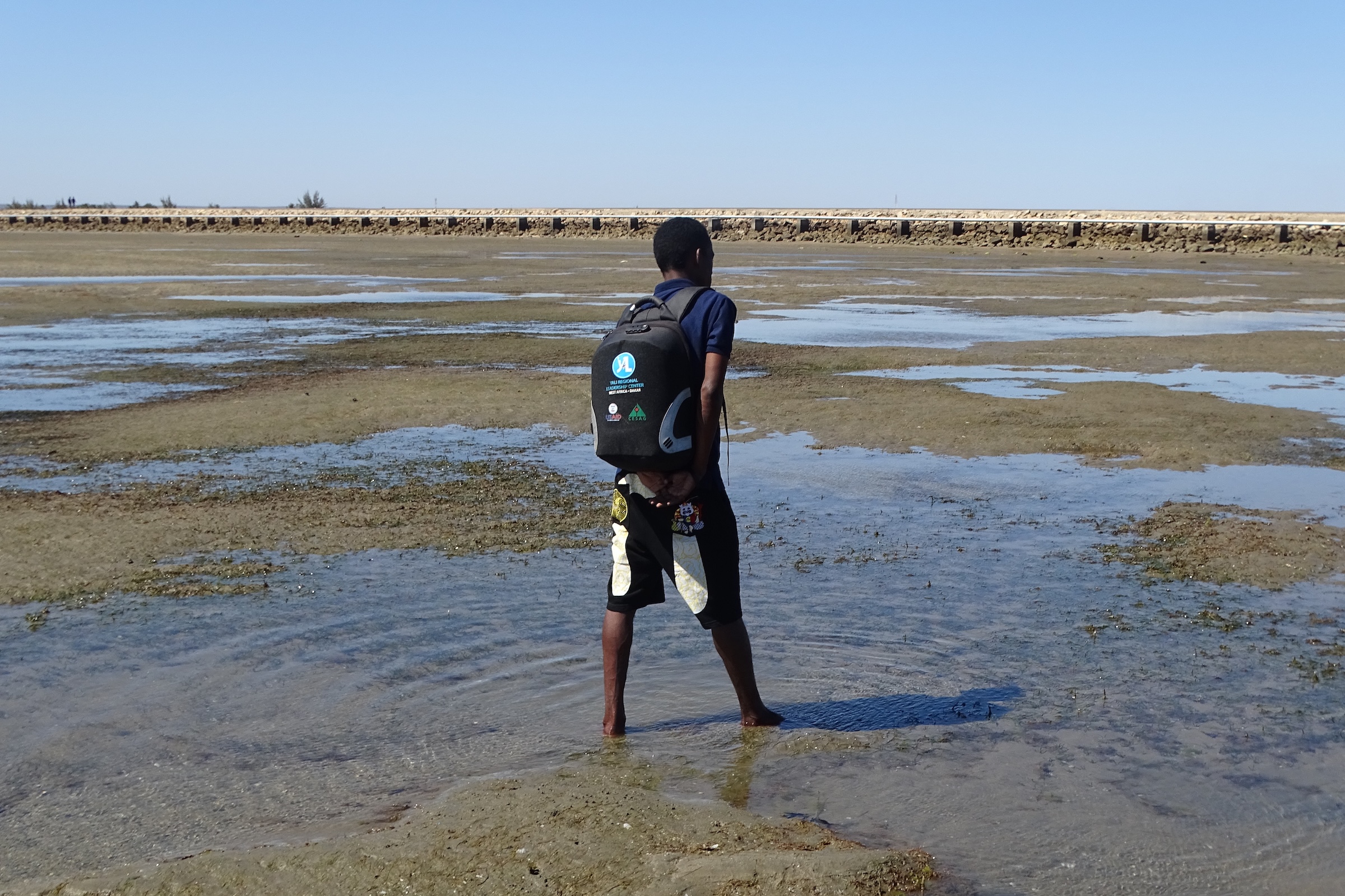 Filantsoa visits seagrass area