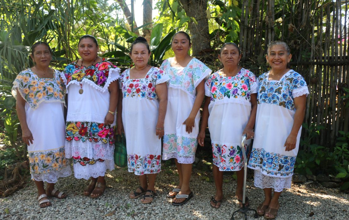 Indigenous Maya women in Yucatán, Mexico.