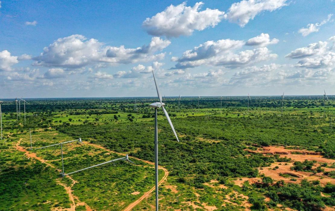 Wind turbine in Nigeria.