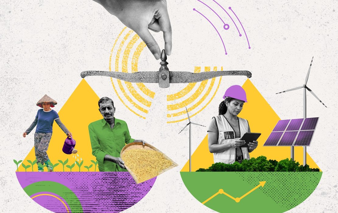 What is a just transition and why is it important for climate action