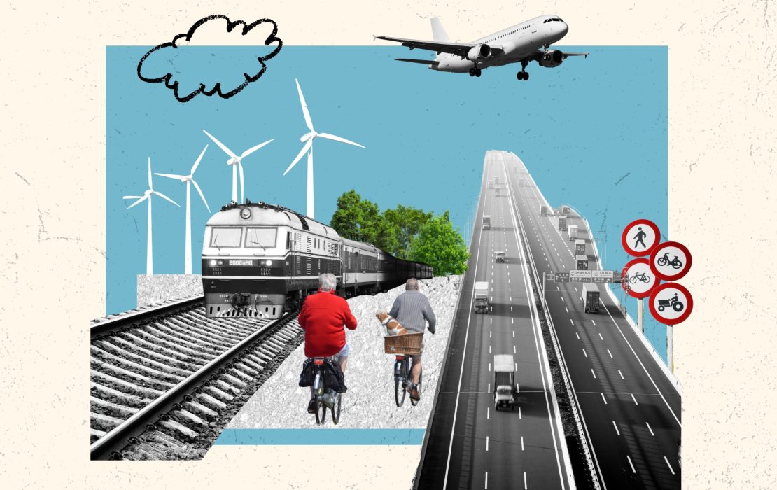 What is sustainable transport and what role does it play in tackling climate change?