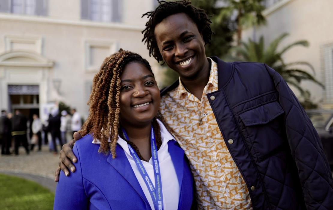 Young people at Youth4Climate event