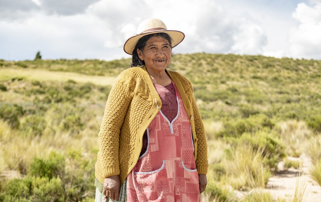 Rural woman in bolivia