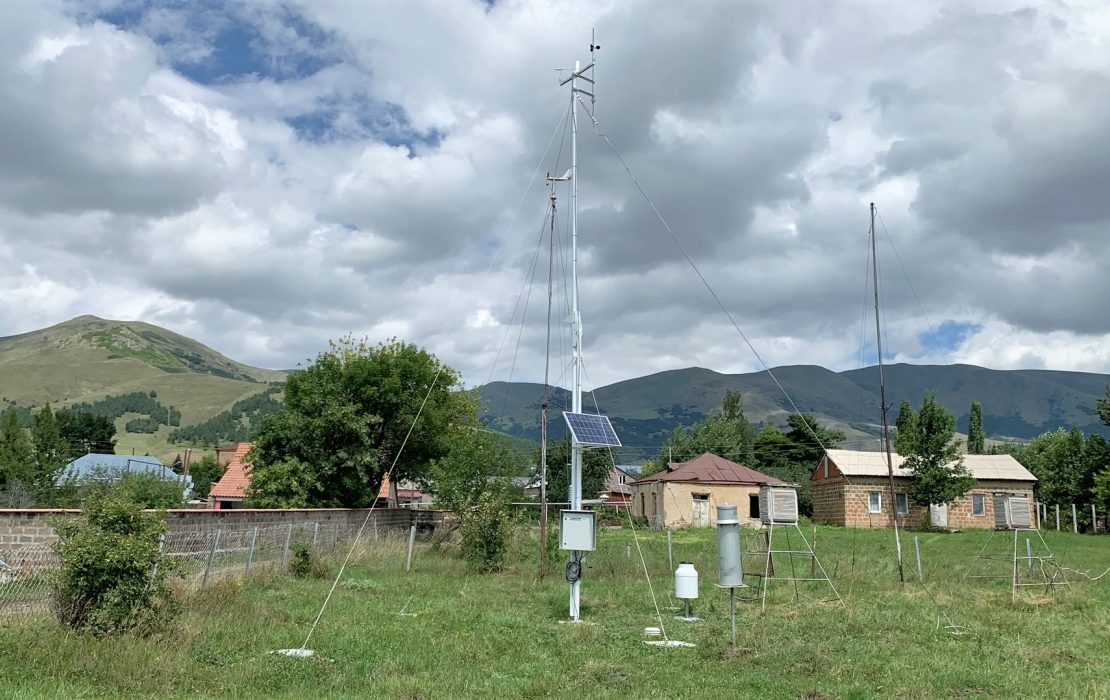 A modernized weather station in Armenia