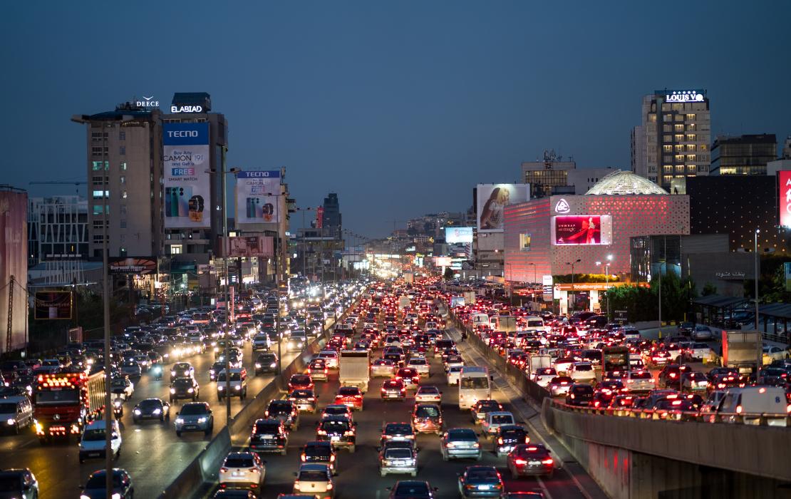 Traffic in Lebanon