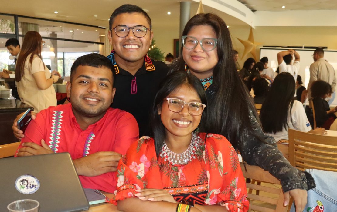 Indigenous youth from Panama participating in NDC workshop