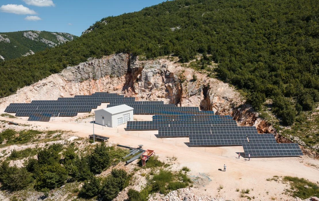 A 300-kilowatt solar power plant in Bosnia and Herzegovina provides renewable energy since early 2023. Photo: UNDP Bosnia and Herzegovina A 300-kilowatt solar power plant above Posušje, Bosnia and Herzegovina provides renewable energy since early 2023.