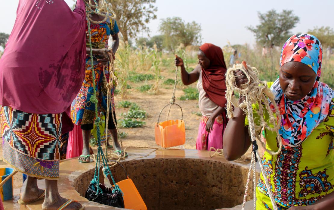 Water well in Niger