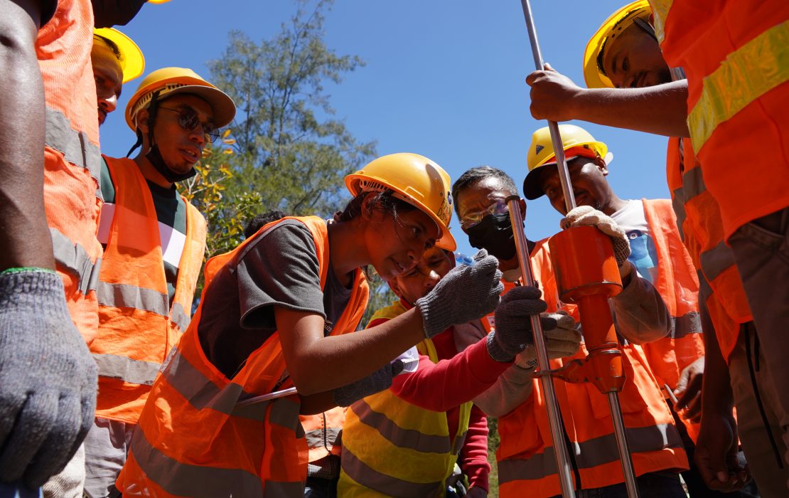 Women engineers helping increase the climate resilience of rural communities in Timor-Leste.