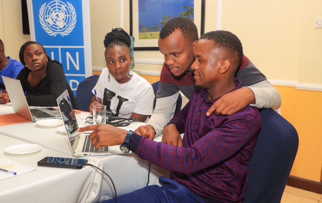 Photos: UNDP Kenya Young innovators in Kenya learning new ways to access climate finance.