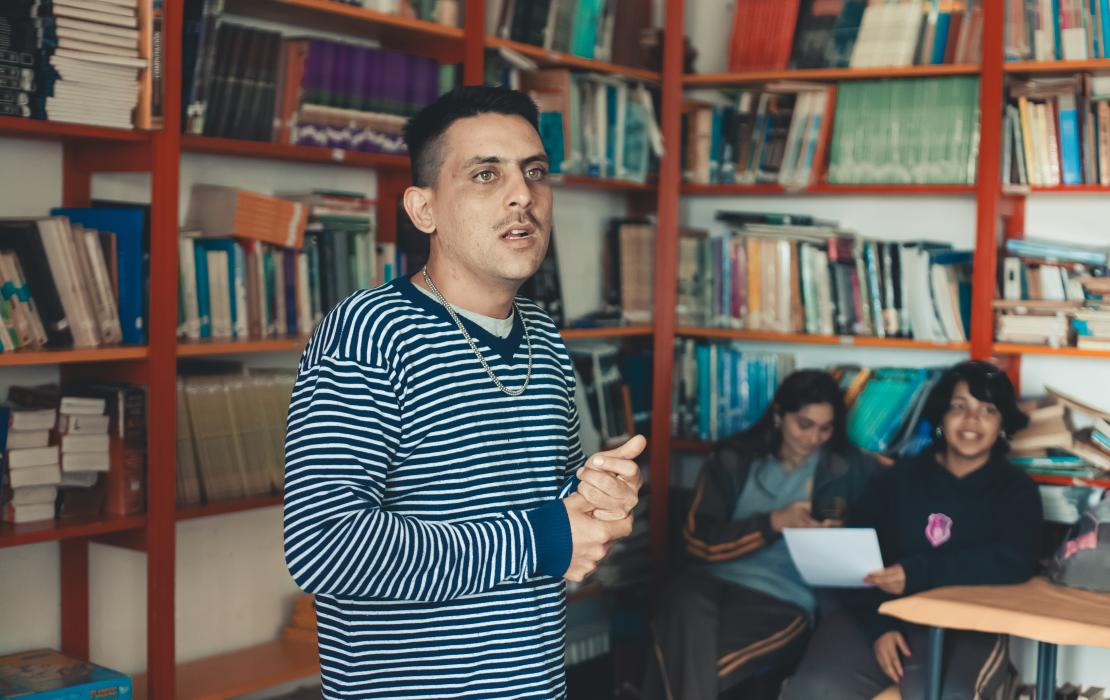 Mateo Jean in El Francisco Youth Centre in Uruguay