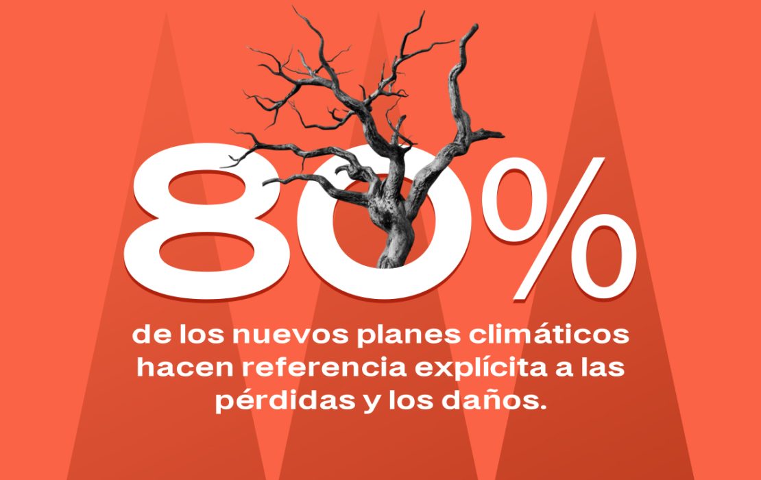 80 % de los nuevos planes climáticos hacen referencia explícita a las pérdidas y los daños.