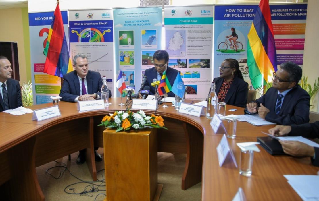 Launch of the Climate Promise support project with donors in Mauritius