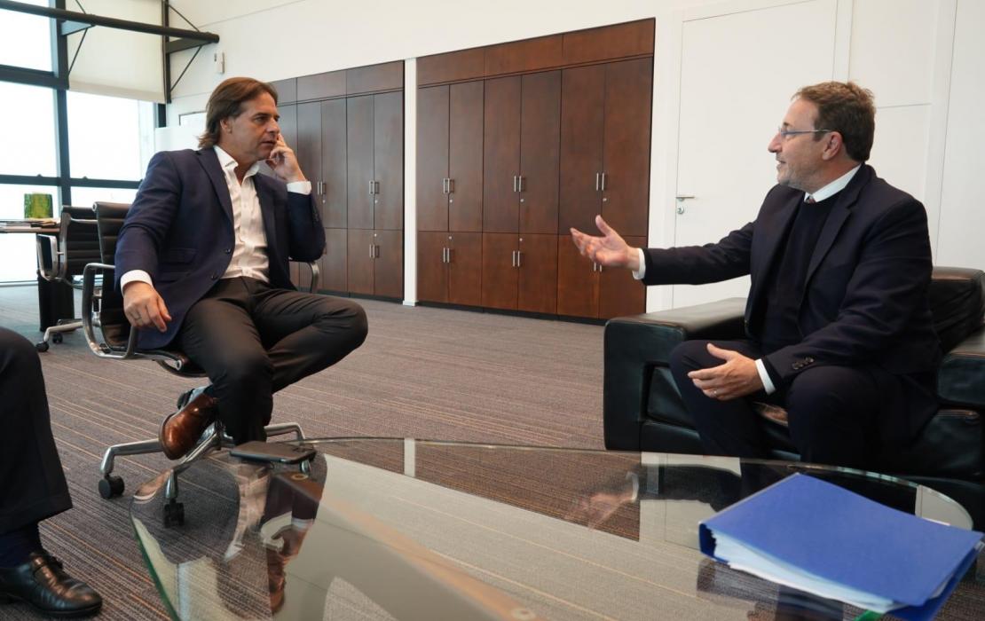 Achim Steiner and Luis Lacalle Pou