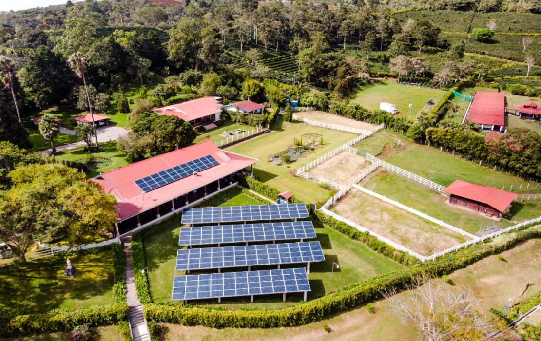 Paneles solares en Costa Rica