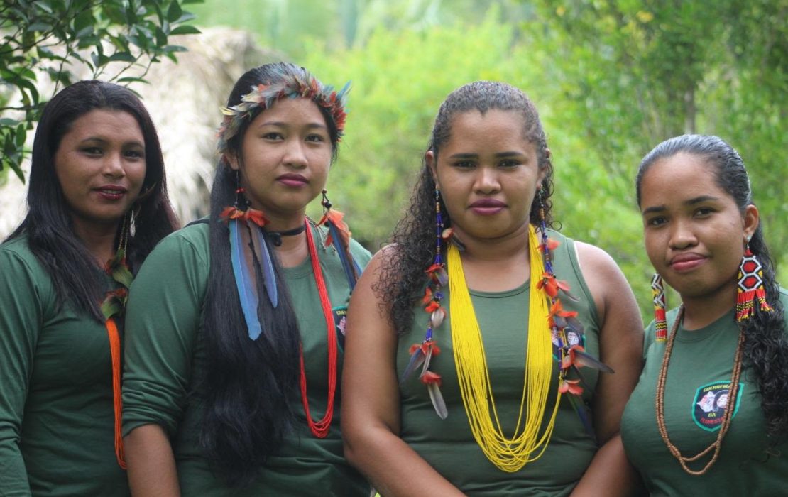 Indigenous women fighting flames and deforestation in Brazil
