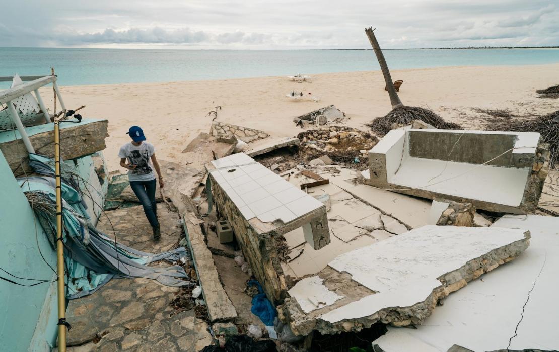 Les dégâts occasionnés par l'ouragan Irma à Antigua et Barbuda