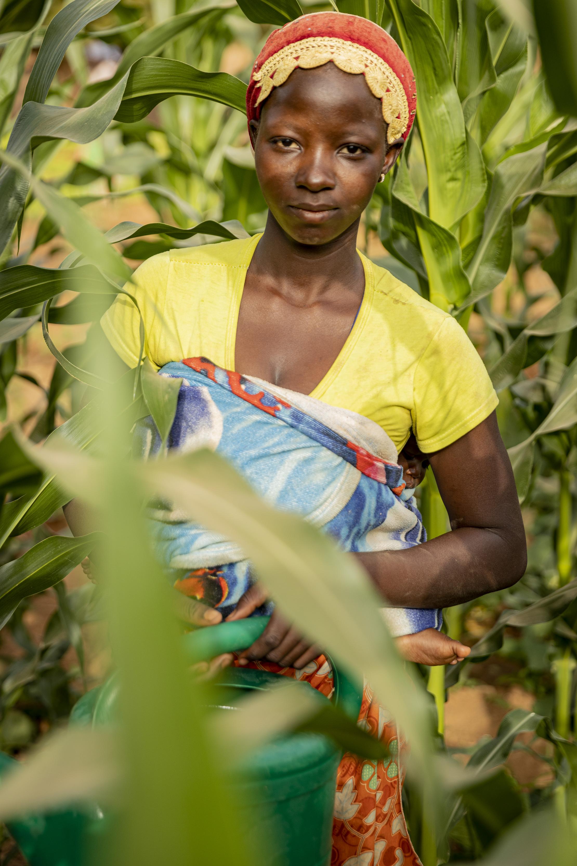 Woman farmer in Burkina Faso