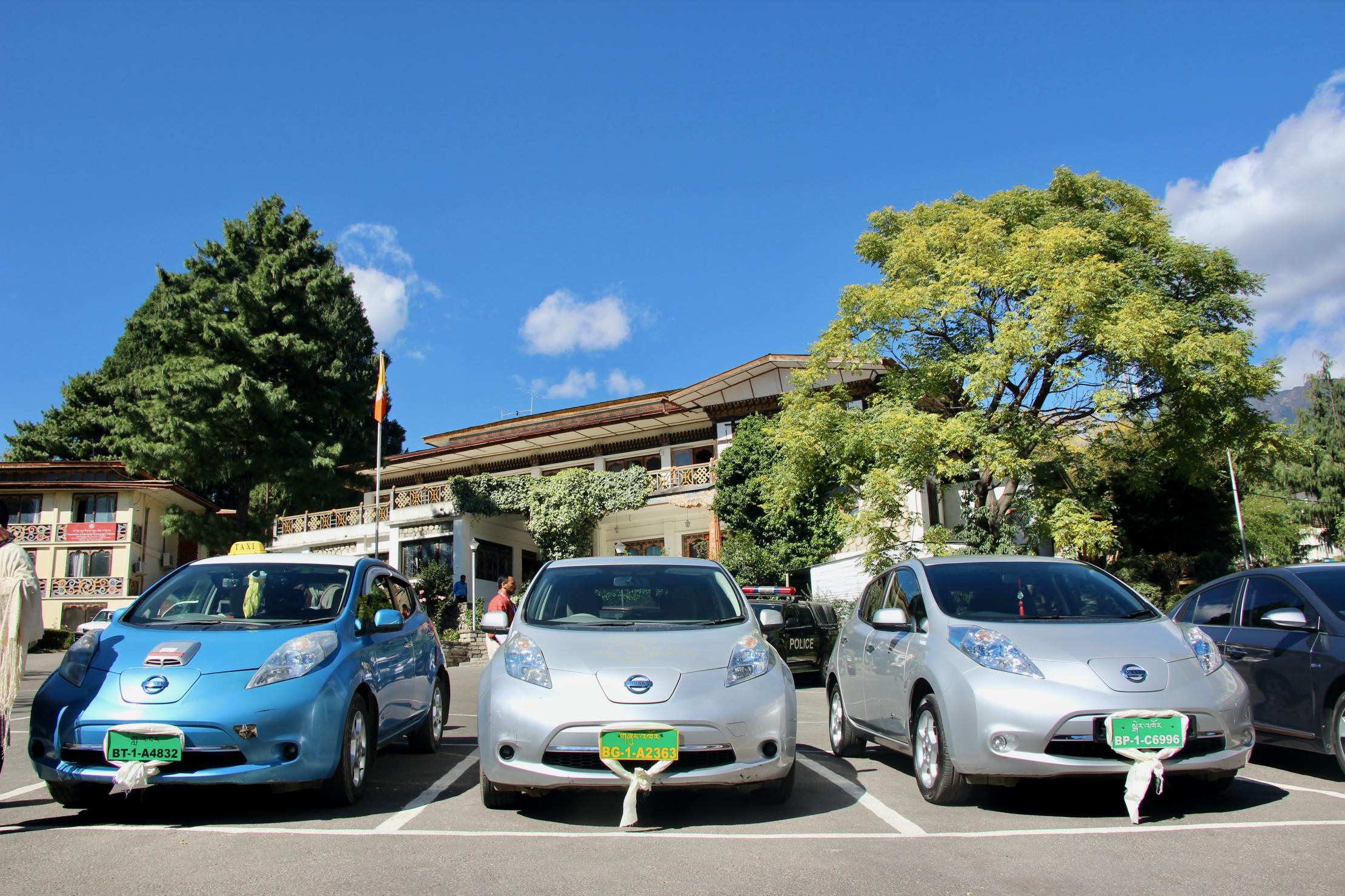 Electric cars in Bhutan