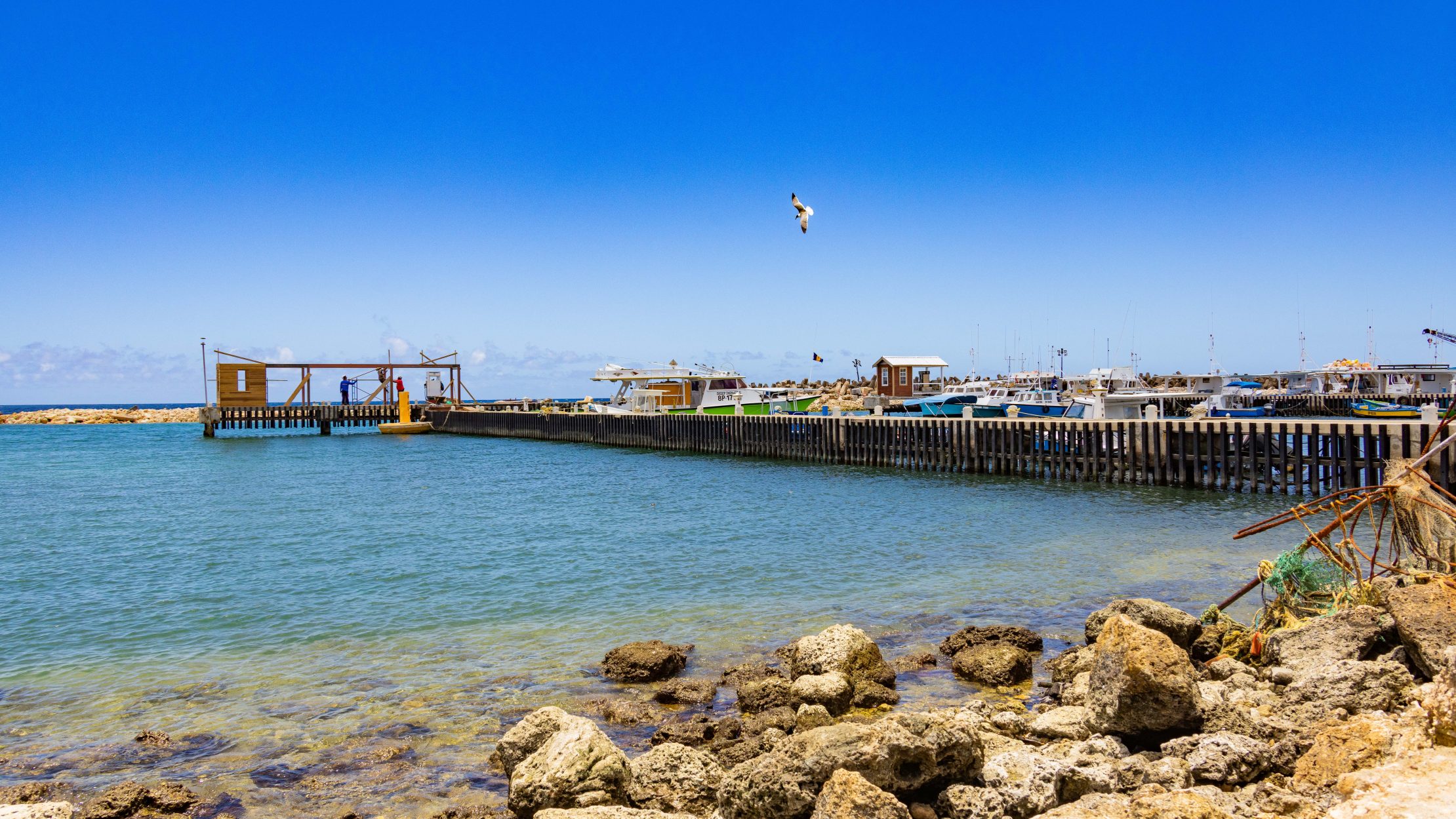 Pier in Barbados 