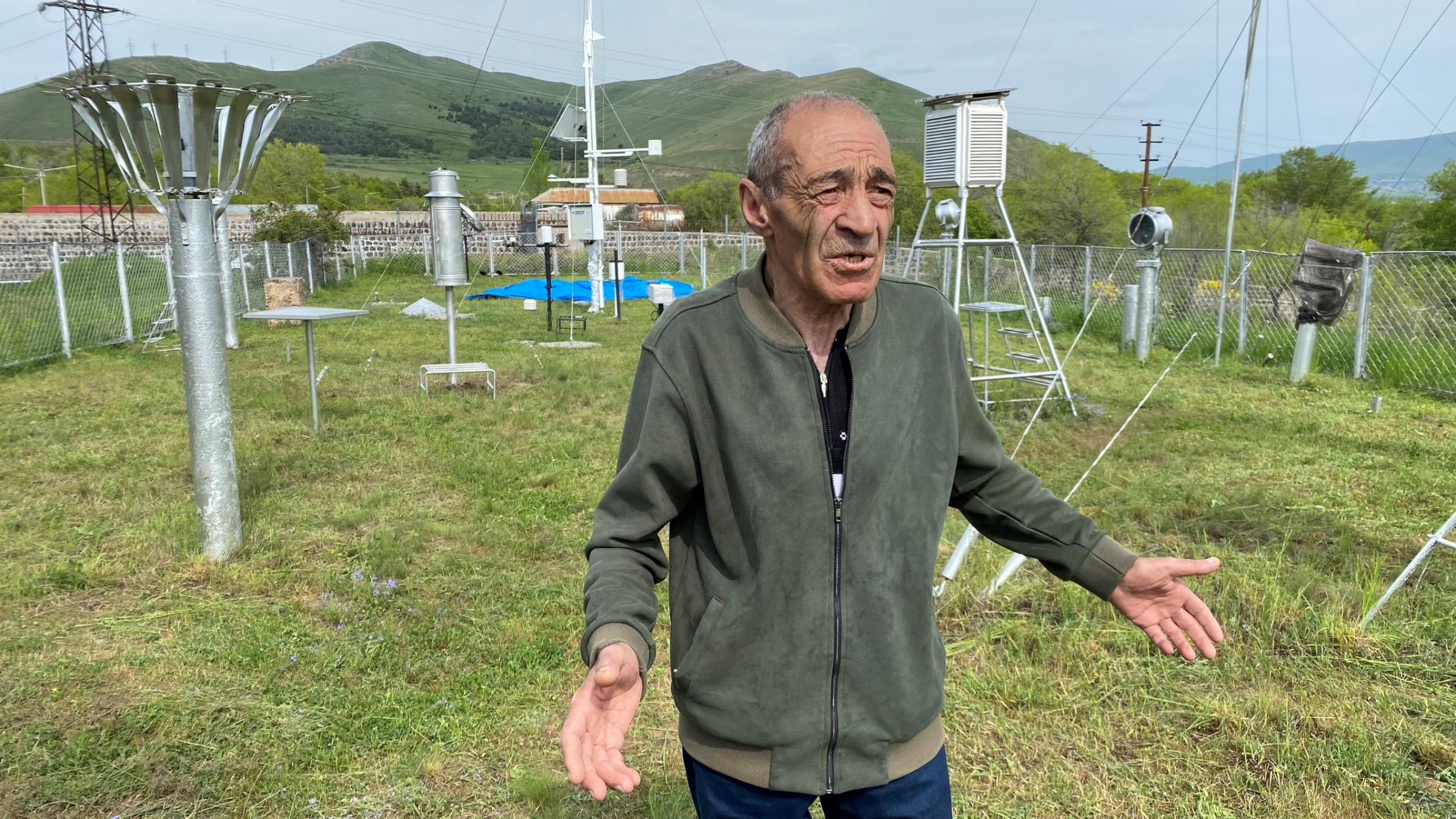 Shahen Vardanyan has been working at the station on Lake Sevan for almost 50 years
