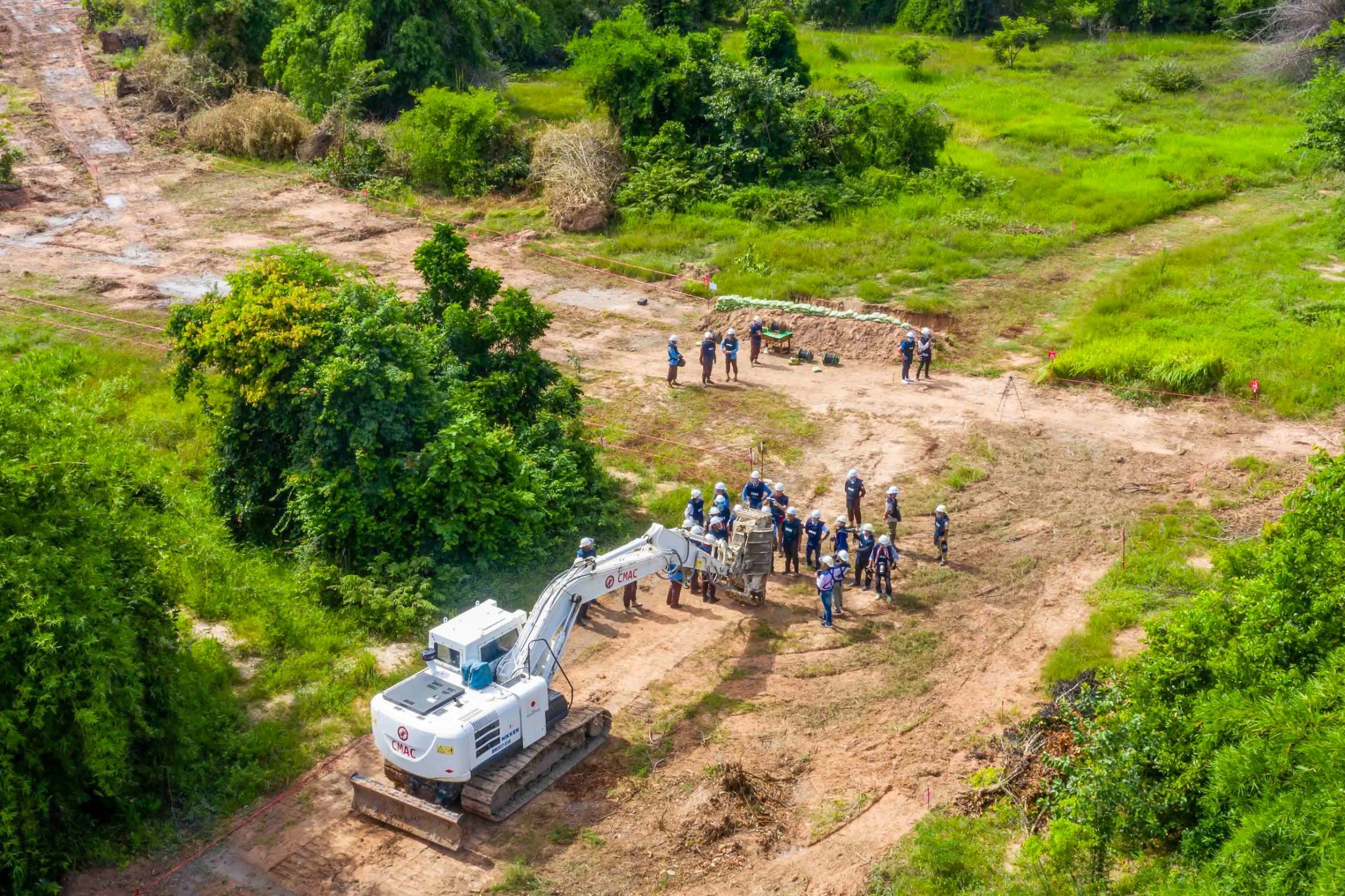 In Cambodia, initiatives supporting mine action for human development have cleared 418 km² of contaminated land since 2006