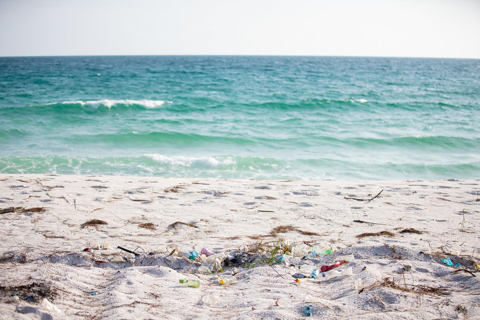 Marine plastic pollution