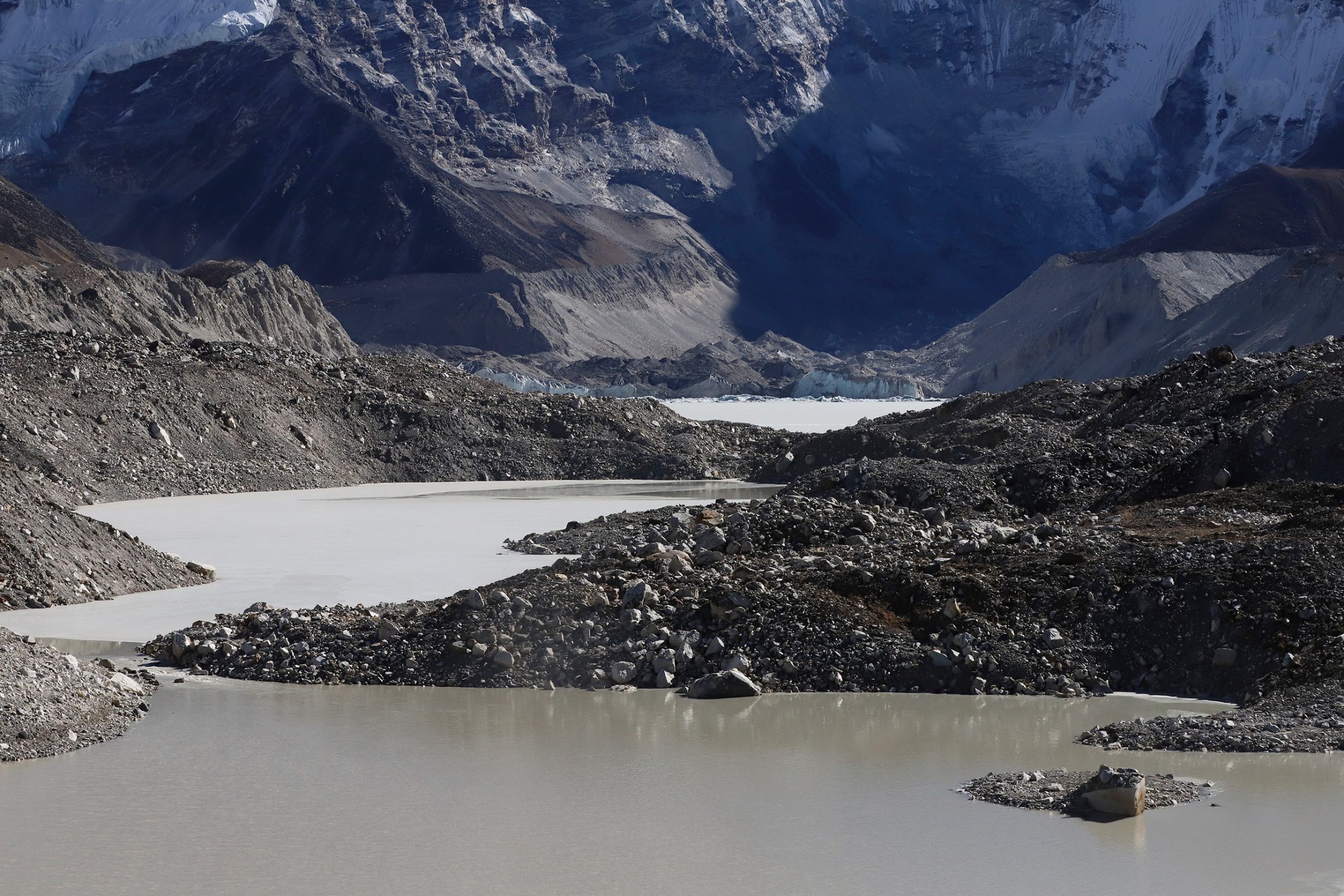Controlled drainage at Imja Lake is helping to protect lives downstream in Nepal. 