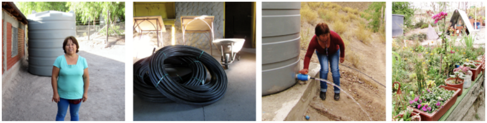 Woman working with rural drinking water systems