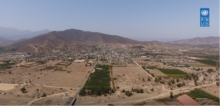 Landscape of La Ligua, in central Chile