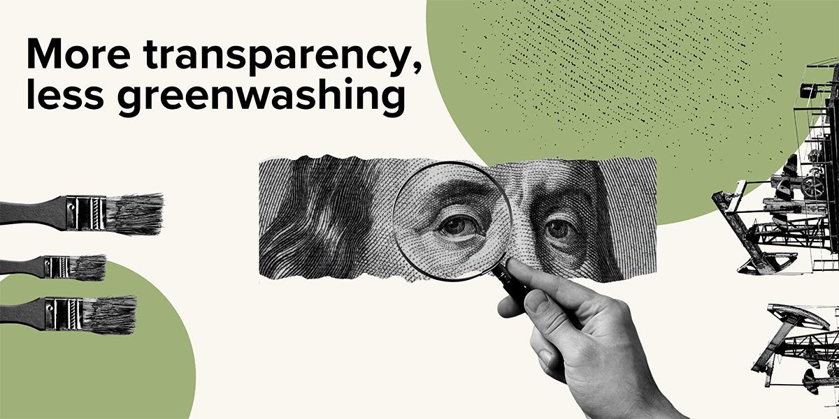 More transparency less greenwashing