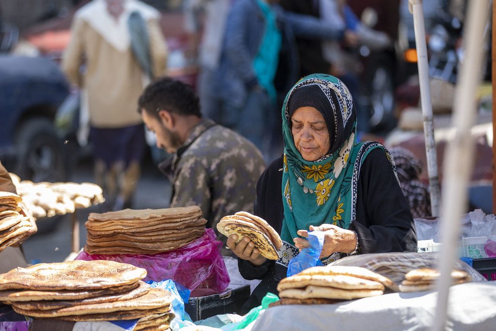 A market in the Taiz Governorate in Yemen