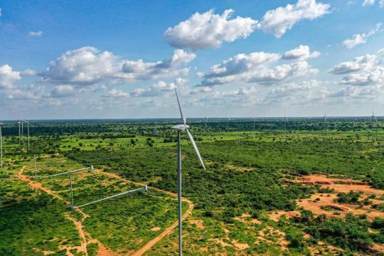 Wind turbine in Nigeria. Photo : UNDP Nigeria Wind turbine in Nigeria.