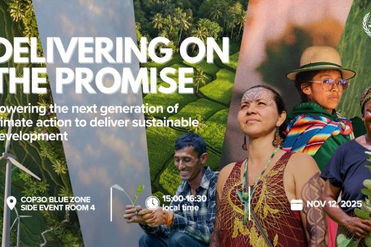 UNDP Delivering on the promise side event COP30