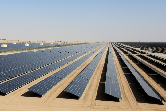 Solar panels in Dubai