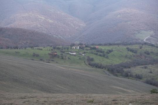 Hiking route in Kosovo