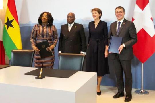 The MoU between Switzerland and Ghana is incredibly unique, and in fact only the second of such dialogues taking place globally. Officials attending the ceremony for the MoU signature between Switzerland and Ghana to take action on climate commitments