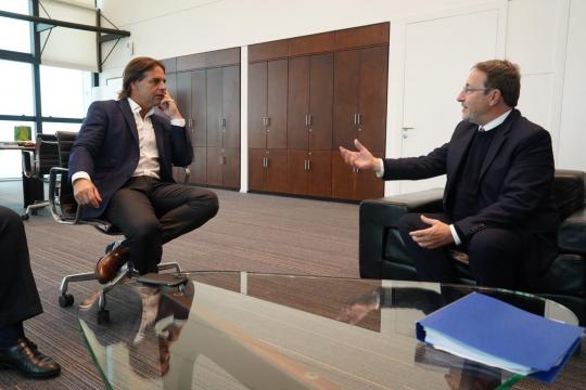 Achim Steiner and Luis Lacalle Pou