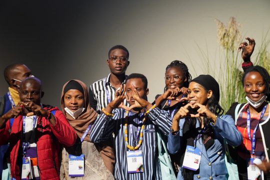 Photo: Youth4Climate Des jeunes originaires d'Afrique à l'événement de la jeunesse lors de la Pré-COP26 à Milan.