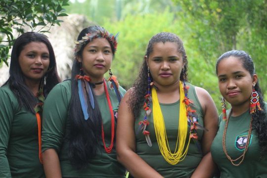 Indigenous women fighting flames and deforestation in Brazil