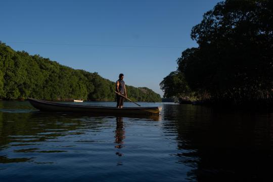 Pescador en México