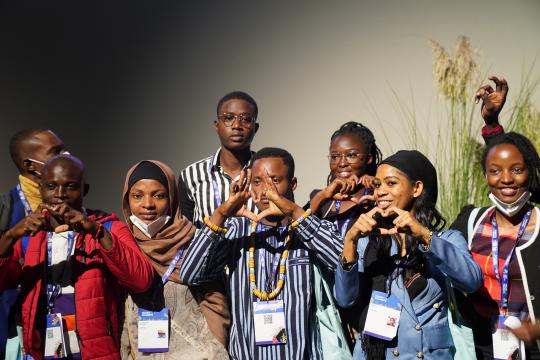 Africa's youth at COP26 pre-COP and youth event in Milan 