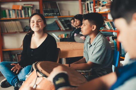 Taller de música en Uruguay