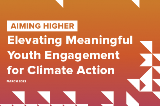 Youth Engagement for Climate Action
