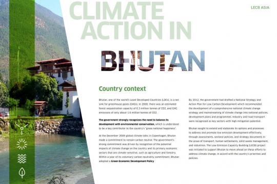 LECB Programme Impact and Results: Bhutan