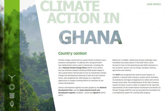 LECB Programme Impact and Results: Ghana